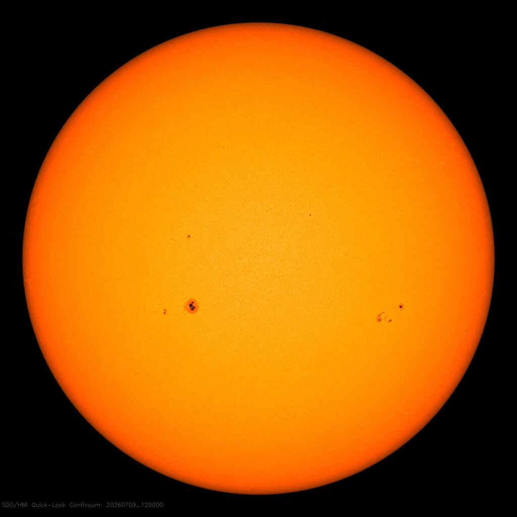 The Sun - NASA SDO - 17 Jun 2026