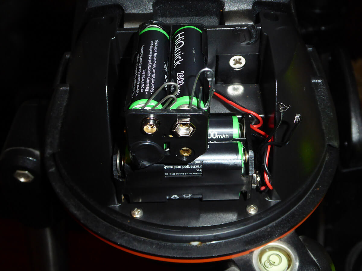 Telescope Battery Connected with Paperclips - 08 Jan 2025