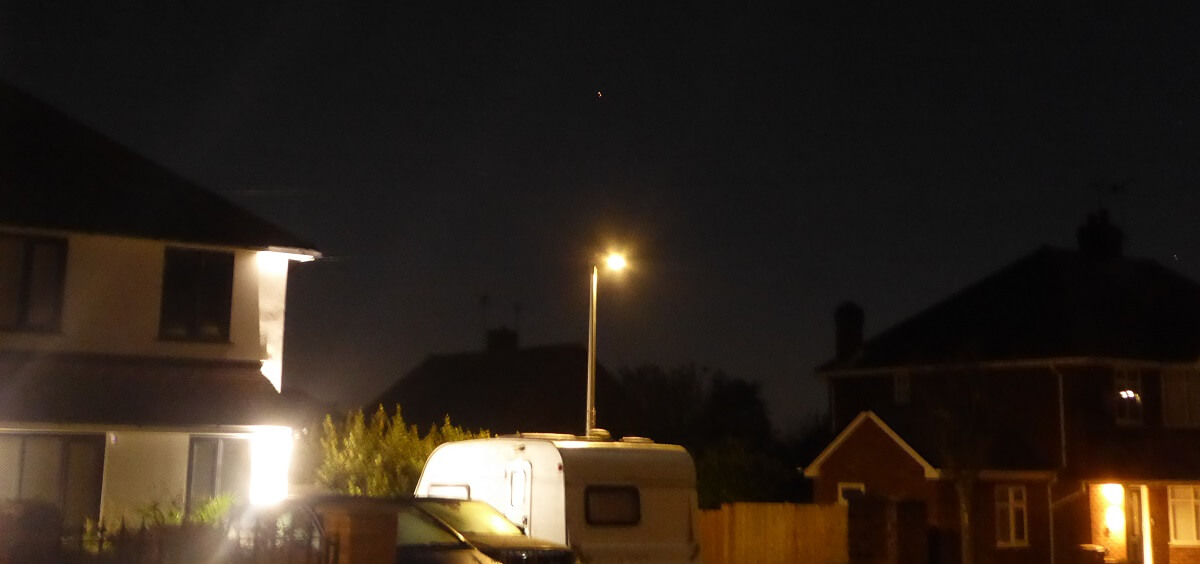 Mars from Taverners Road - 15 Nov 2024