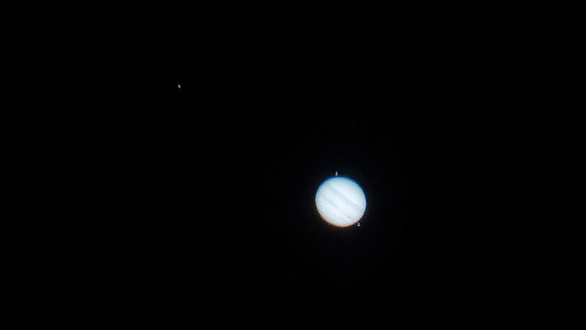 Jupiter: Io Shadow Transit and Ganymede - 03 Jan 2025