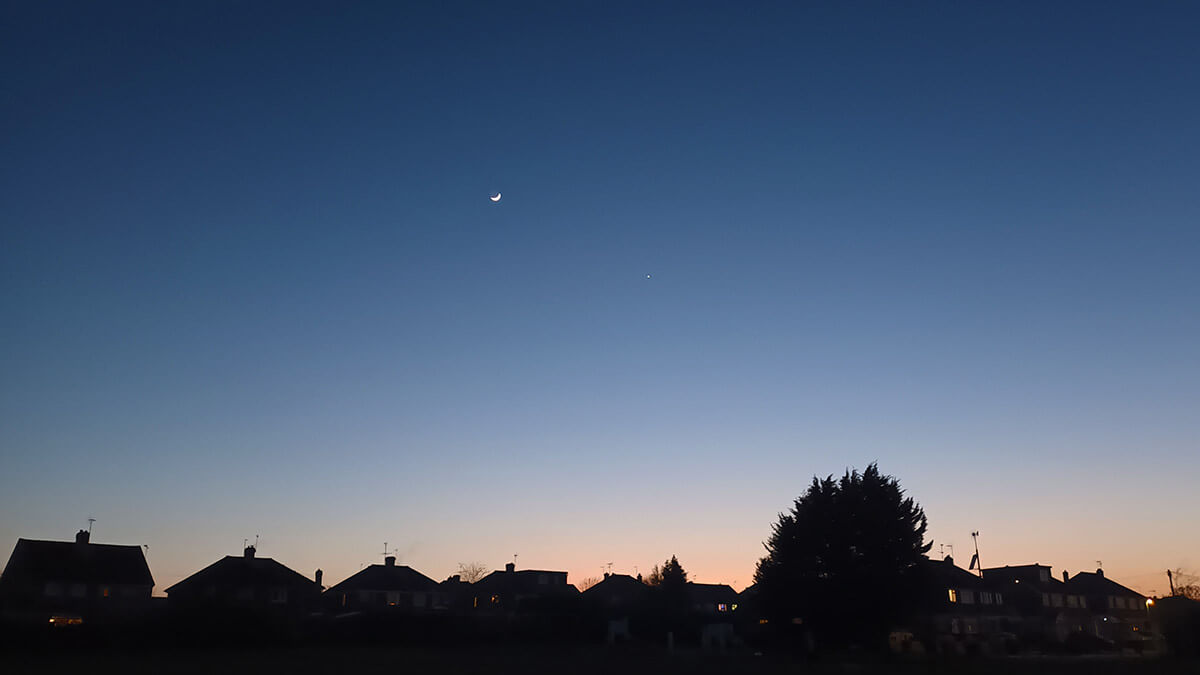 Venus-Mercury Conjunction - 02 Mar 2025