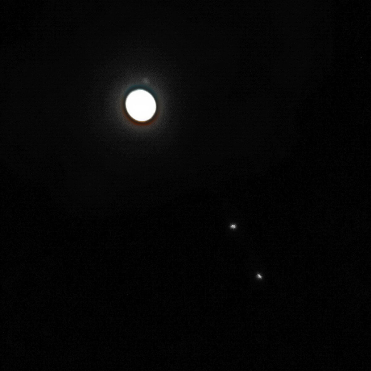 Callisto Close to Jupiter - 05 Mar 2025