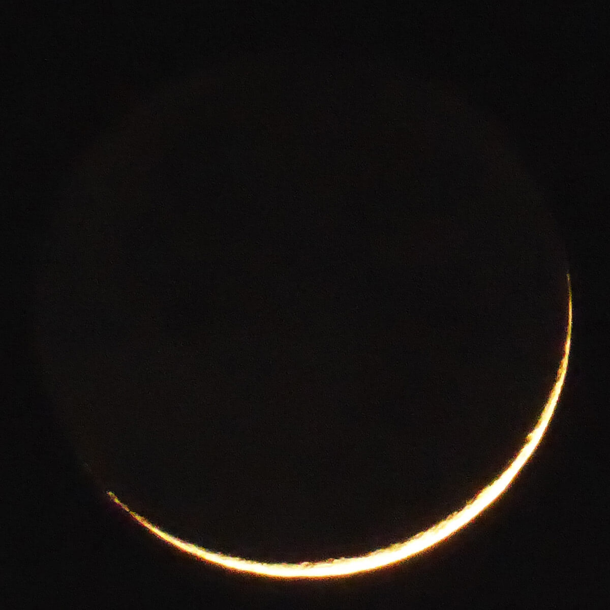 The One-Day-Old Moon - 30 Mar 2025