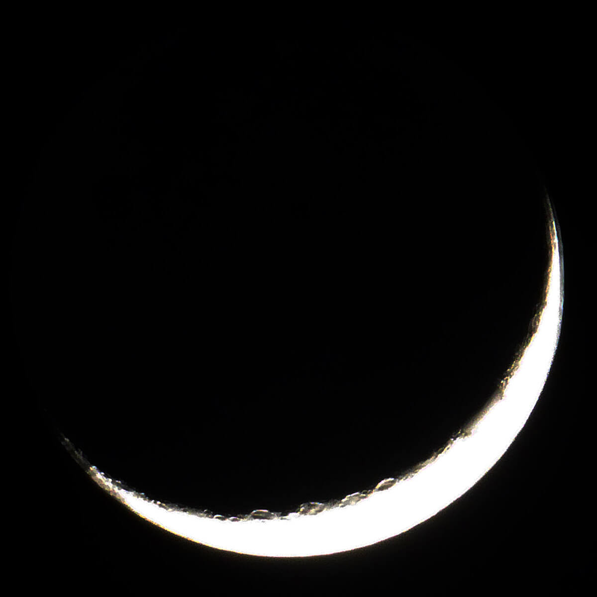 The Two-Day-Old Moon - 31 Mar 2025