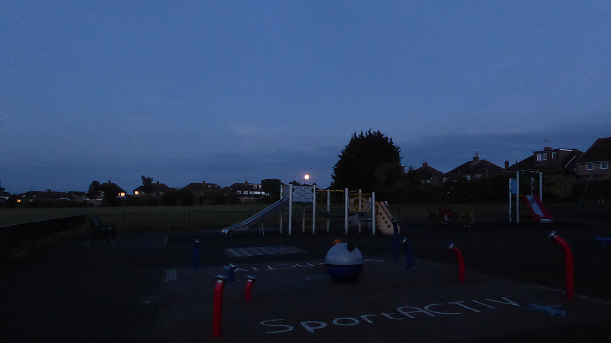 Strawberry Moon (Orange Moon) - Lowest Full Moon - 10 Jun 2025