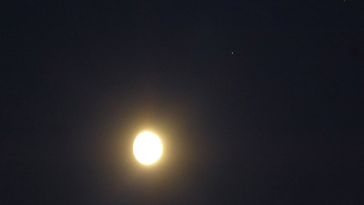 Moon-Antares Conjunction - 07 Jul 2025