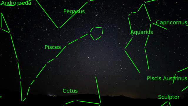 2025 Summer Night Sky (South-East) [Annotated Version] - 03 Aug 2025
