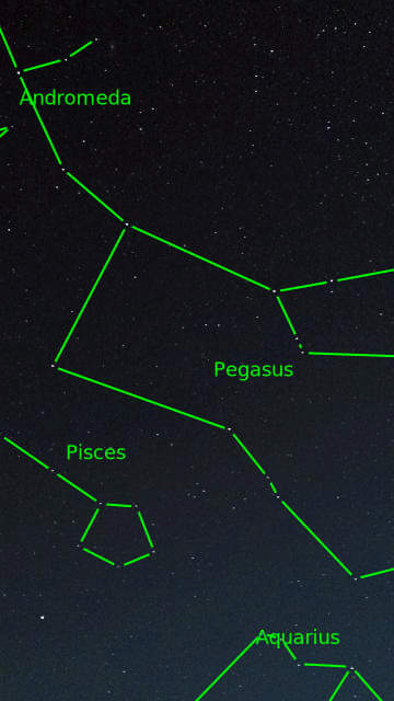 Pegasus and 51 Peg [Annotated] - 23 Nov 2025