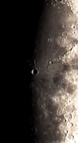 Moon at First Quarter (Copernicus Crater Zoomed) - 20 Sep 2026