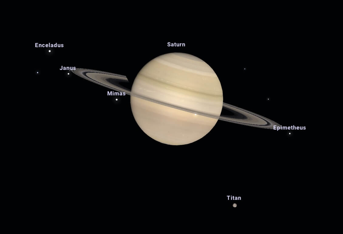 Saturn Titan Shadow Transit - 20 Nov 2024