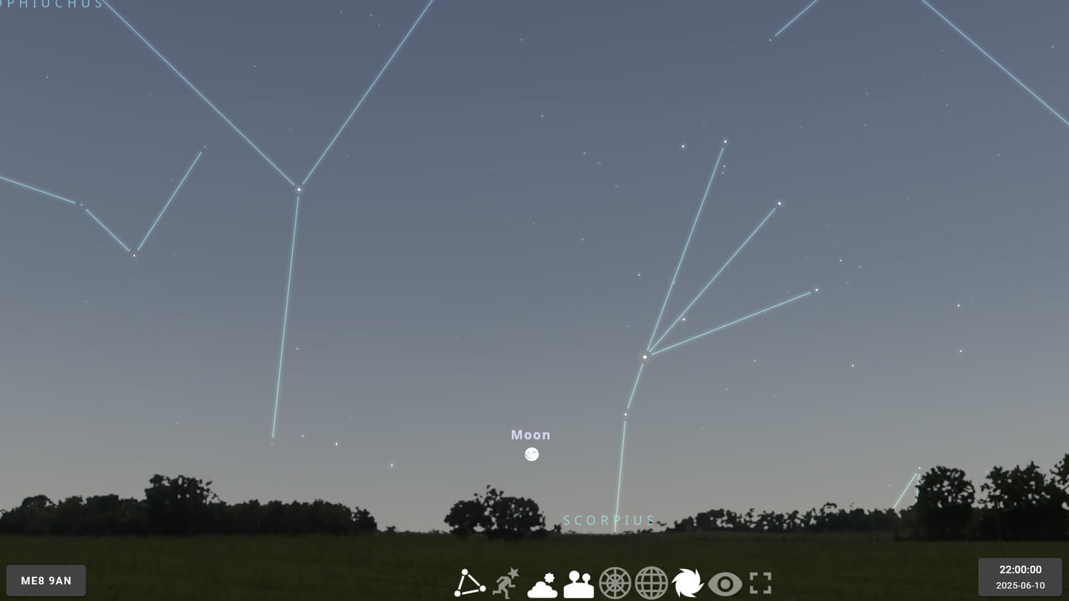 Lowest Full Moon - 10 Jun 2025