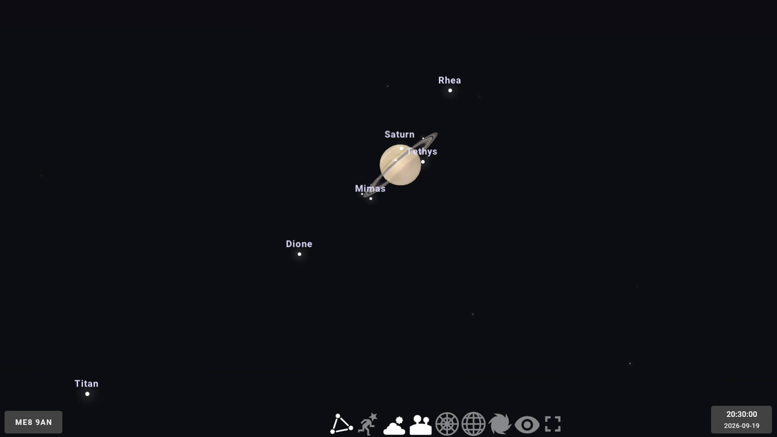 Saturn System - 19 Sep 2026
